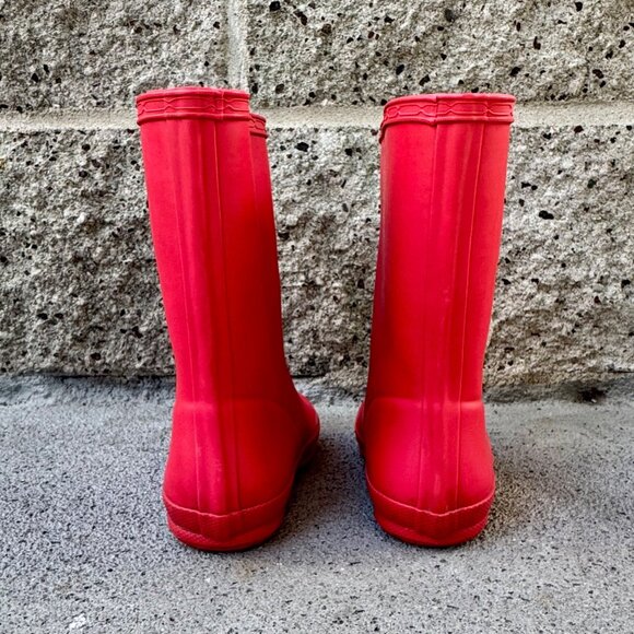 HUNTER Pink Rain Boots Girls 12 US EU 29 First Classic Waterproof Gum Boot Kids - Picture 4 of 11